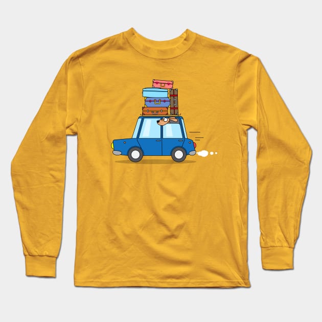 Family travel Long Sleeve T-Shirt by hyperactive